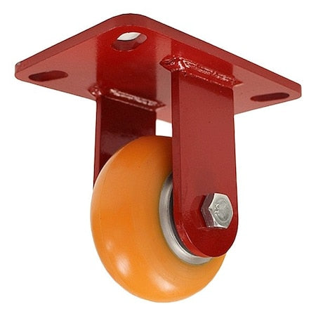 Hamilton R-HS-42EMB-FITG-42-ZB Plate Caster, Steel, Rigid