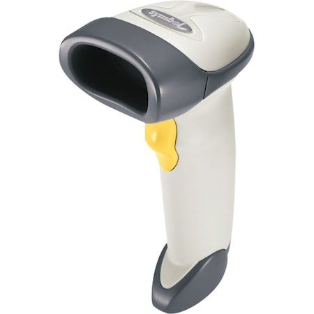 Zebra LS2208-SR20001NA Handheld Scanner, White, 1D Scanner