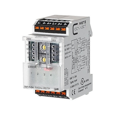 Metz Connect 110884131970 MS/TP Module, 24V AC/DC, 4 Inputs
