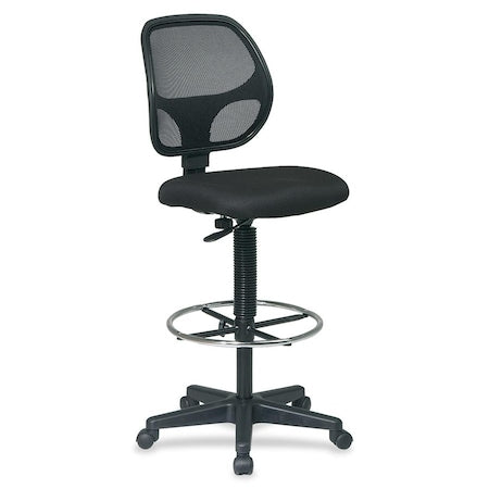 Office Star DC2990-231 Fabric Drafting Chair, Black