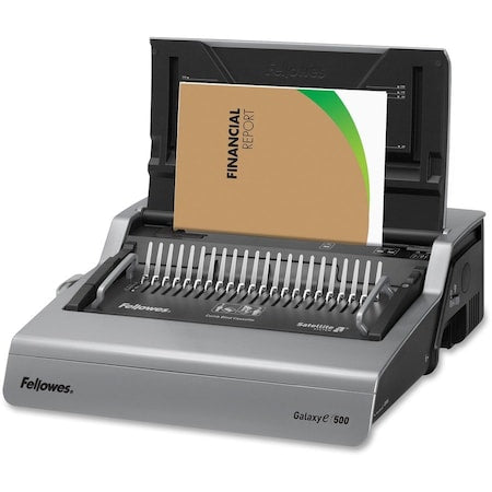 Fellowes 5218301 Binding Machine, Silver; Black