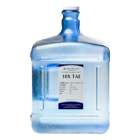 Growcells MRGF-4200-010L Tris-Acetate EDTA, Clear, Bottle, 10 L