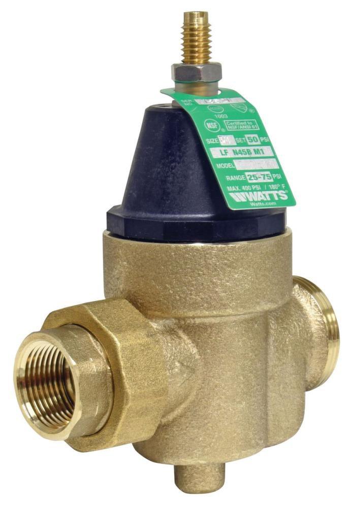 0009478 Watts Press Reducing Valve, 25-75, 3/4 In.