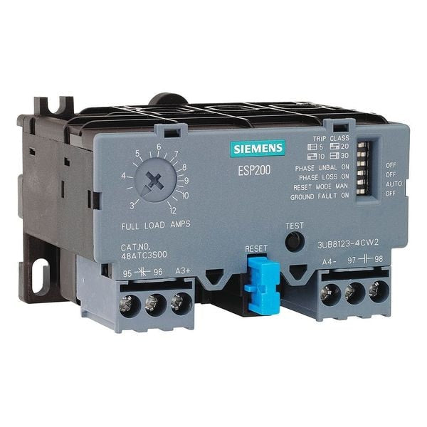 3UB81234EW2 Siemens Overload Relay with 1NO/1NC contacts (10 A min, 40 A max, 690 V AC)