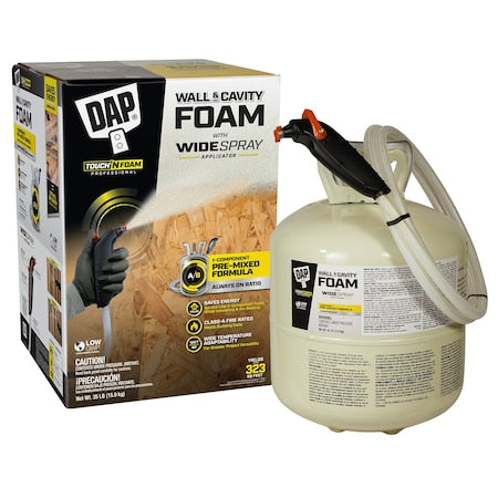 Touch N Seal 7565000353 Insulating Spray Foam Sealant, Cylinder, Cream, 3:1 Expansion Ratio