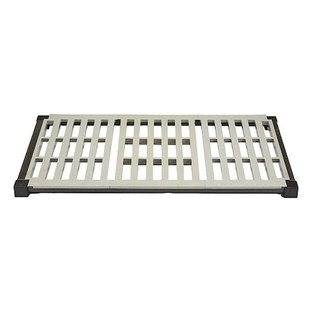 Cambro EWSSK2430V580 Shelf Kit, 30 in L, Brushed Graphite