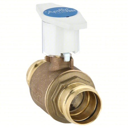Apollo Valves 77WLF10811A Manual 2-Way Ball Valve, Press, Bronze