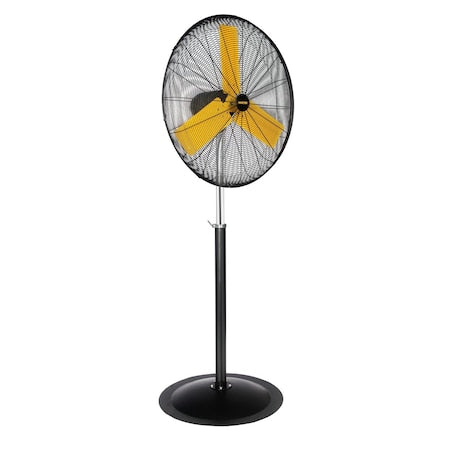 Master MAC-24POSC CirculatingFan, 24 in Dia, Black, Plug-In