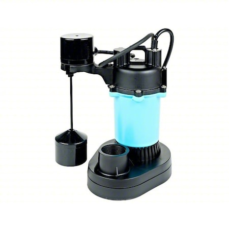 Little Giant Pump BSP50V Submersible Sump Pump, 8 ft, 10.75 in, 115V AC