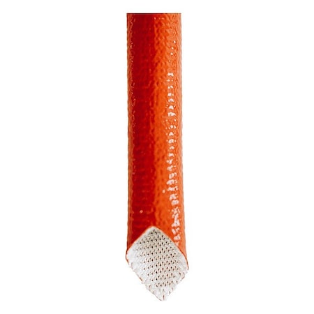 Aeroquip 624-44 HoseSleeve, 25', SiliconeFbrgls, Org