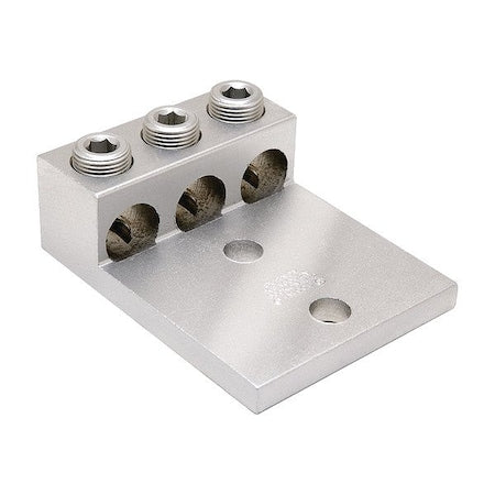 Burndy K3A31U2N Mechanical Lug, 3 Conductor, 1/2 in Stud, Aluminum