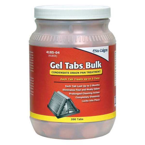4185-04 Nu-Calgon Condensate Pan Treatment, Gel Tablet (Red)