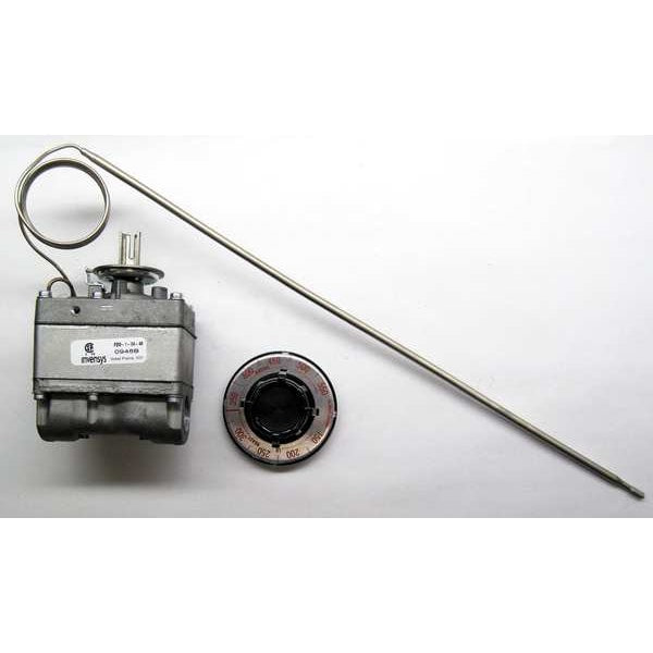 4200-007 Robertshaw Gas Thermostat, 1/2 in pipe, 150 to 550 °F range