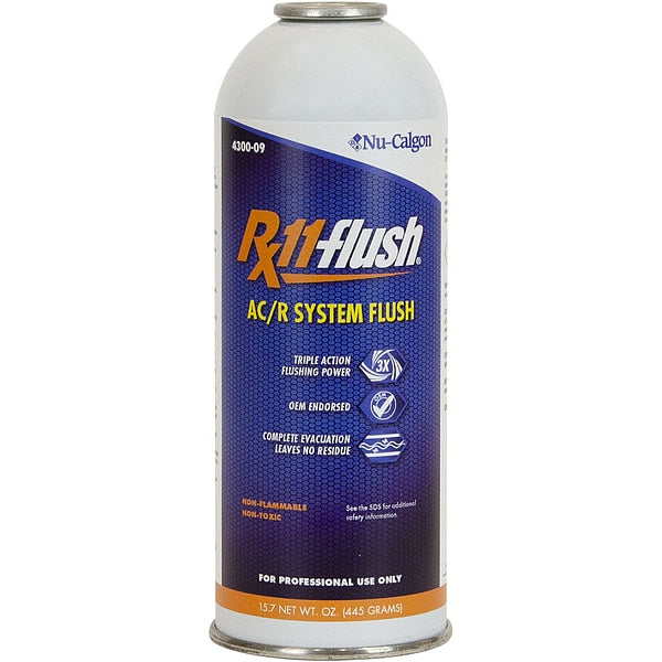 4300-09 Nu-Calgon Refrigeration System Flush Kit, 1 lb flush solvent canister