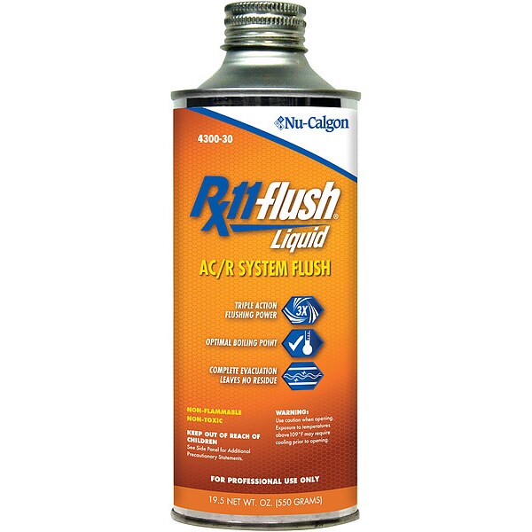 4300-30 Nu-Calgon Refrigeration Flush Solvent Kit Liquid 19.5 oz Clear
