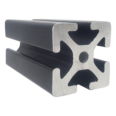 Faztek 15QE1515-BLK-120 T-Slot Framing Extrusion, 120 in L, Black