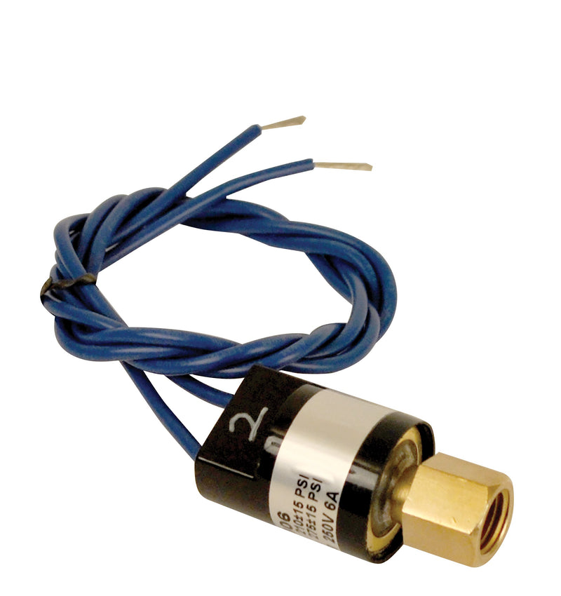 43306 Mars Fan Cycling Pressure Switch SPST open on fall, 275 close / 210 open