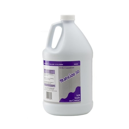 ACL Staticide 3030G AntiStatic Liquid, Green, Bottle, 1 gal