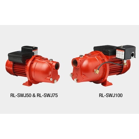 RED Lion 602207 Jet Pump, 3/4 HP, Cast Iron, 115/230V