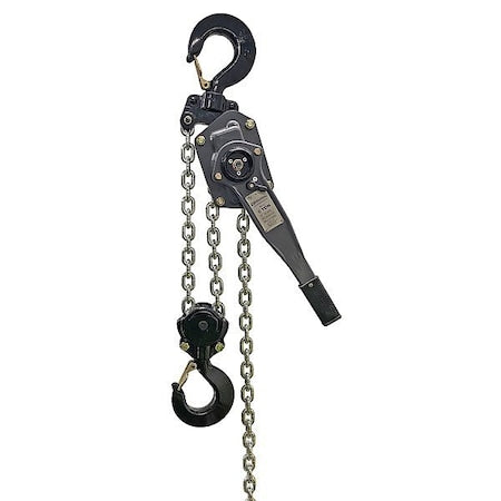 OZ Lifting Products OZIND600-5LH Lever Chain Hoist, 5 ft Chain L, Gray