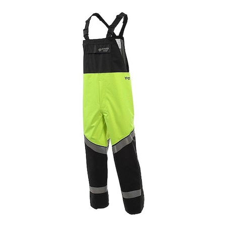 Drifire HYDRO2BIB-YB-2X FR Rainwear, 31 cal/sq cm, 2XL, 8.3 oz Gore Tex Pyrad