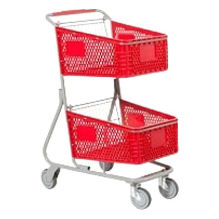 Specialty Store Services 9660R ShoppingCart, Plastic, 29-inL, 18-1/2 in W