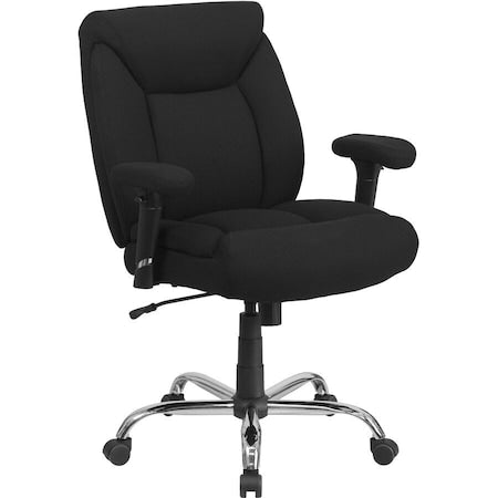 Flash Furniture GO-2073F-GG Hercules Task Office Chair, Black Back, 29 in W 29