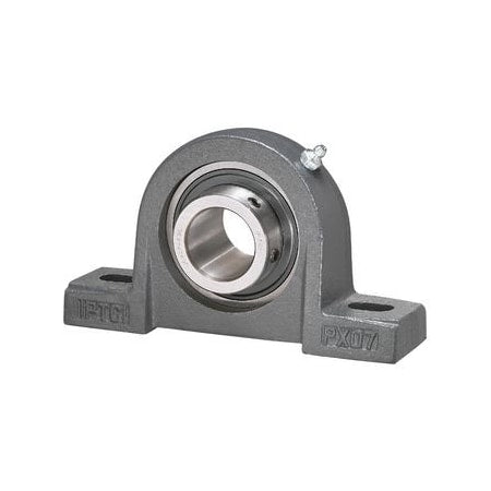 Iptci UCPX12-38 Pillow Block Ball Bearing Mounted Unit, Cast Iron Housing Material, 2.375 in Dia