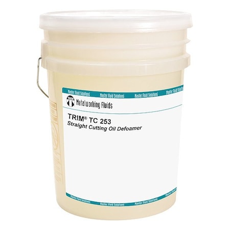 Trim TC253-5G Cutting Oil, TC 253, Straight Oil, 5 gal, Pail, Colorless