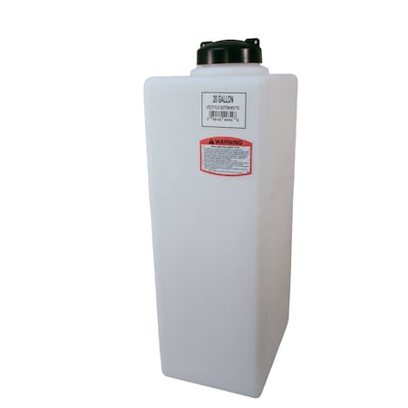 Norwesco 44854-DS Utility Tank, 34 in, White, Rectangular