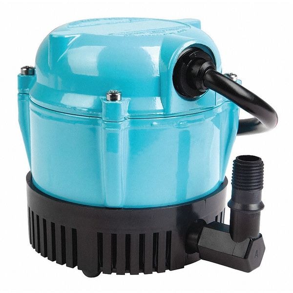 500203 Little Giant Pump Submersible Condensate Pump, 115V, 1/200 HP, 1.1 A, 6 ft cord