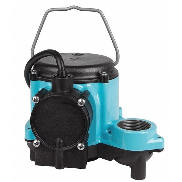506158 Little Giant Pump Little Giant Submersible sump pump, 1/3 HP, 10 ft cord