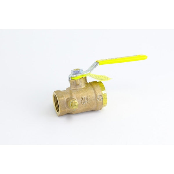 50-GB4-01A Conbraco 3/4 in. gas shut off valve with 1/8 in. tap