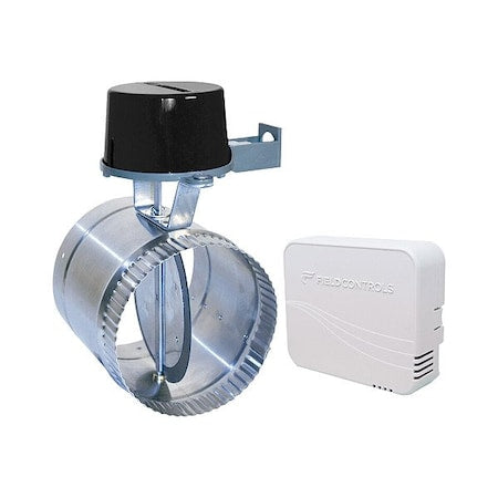 Field Controls FCD-9 Motorized Damper, Flat Blade, 2 in wc