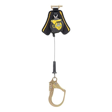 Werner R410008LE-SR Bantam Self-Retracting Lifeline, Quick-Connect, Steel, 1 Leg(s), 400 lb Weight Capacity