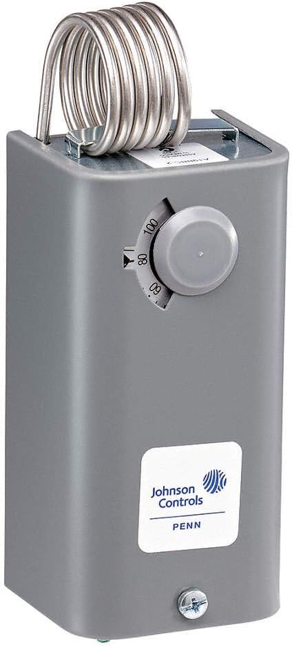 A19BBC-2 Johnson Controls Single Stage Temperature Controller, 24-277V