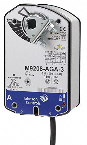 M9208-GGA-2 Johnson Controls Rotary Actuator, 24V