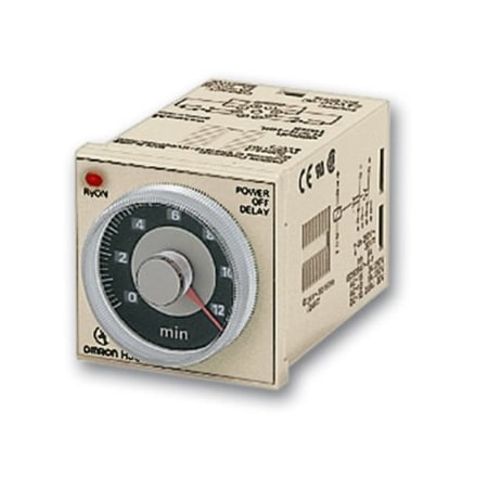 Omron H3CR-F8N AC100-240/DC100-125 Time Delay Relay, Octal, Flicker ON start, 18 Functions 100 to 125V DC, 100 to 240V AC