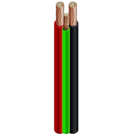 Priority Wire G-10-01CUPV19STR-2KV-BLK-2500 RHH, RHW-2 Photovoltaic Wire, Copper, 10 AWG, 1C, Stranded, 2,500 ft