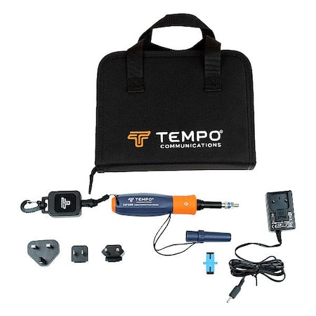 Tempo Communications FIP100 KIT Fiber Optic Tester, Lithium Ion