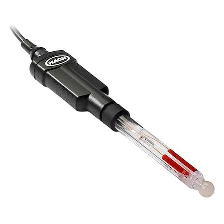 Hach PHC70501 Electrode, 7 7/8 in H, Glass