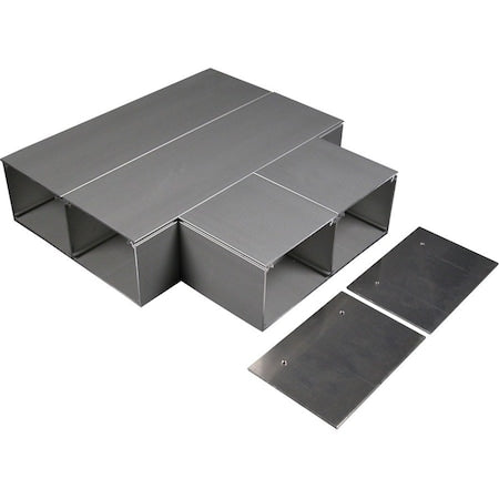 Wiremold ALA4815 Tee Fitting, Gray, Aluminum