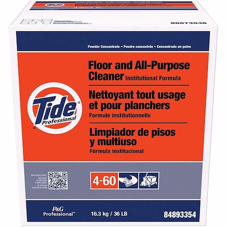 Tide 02364 Floor Cleaner, 36 lb., Bland, White
