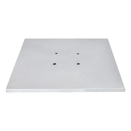 California Umbrella S-PLATE36-ADDON Umbrella Base, Silver, Steel