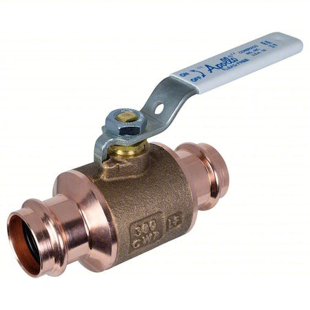 Apollo Valves 77WCLF10801 Manual 2-Way Ball Valve, Press, Bronze