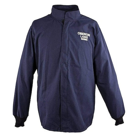 Oberon LAN2ST-CT-ES-2XL Arc Flash Coat, 12 Cal, Includes Escape Strap, Navy Blue, 2XL
