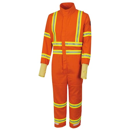 Oberon GES6-CVL-ES-4XL Gas Extraction Coveralls, Includes Escape Strap, 52 in Waist, Orange, 4XL