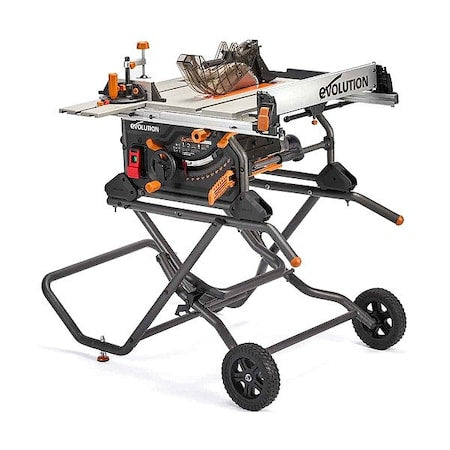 Evolution Power Tools R10TS Table Saw, 10 in dia., 15 A, 110V AC