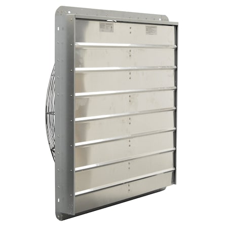 Canarm GSF2-30B Shutter Fan, 30In Bld Dia, Galvalume, 120