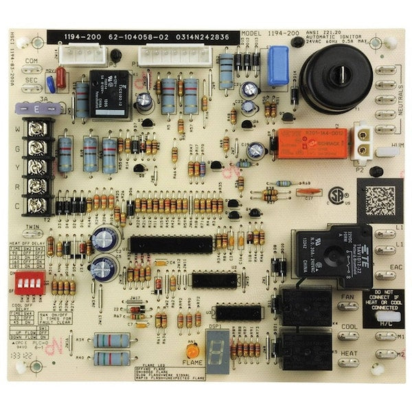 62-104058-02 Rheem Parts Integrated Furnace Control Board (IFC)